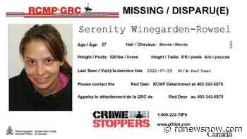 Missing: Serenity Winegarden-Rowsell, 27, of Red Deer - rdnewsnow.com