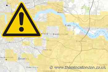 See the hotspots for radioactive Radon gas across South East London