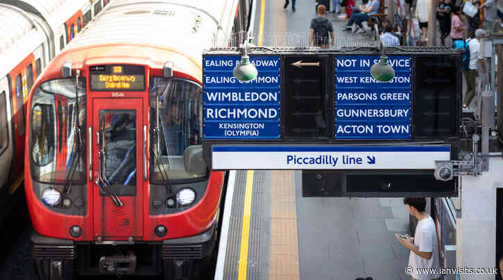 Earl’s Court tube station’s historic destination signs have been restored