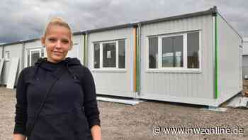 Erste freie Schule in Emden: Die Klassencontainer sind schon „eingeflogen“ - Nordwest-Zeitung