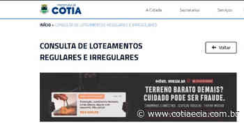 “Terreno barato demais? Cuidado! Pode ser fraude”, alerta Prefeitura de Cotia - Cotia e Cia