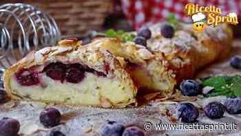 Strudel crema e mirtilli: il dessert che nessuno si aspetta dopo cena - RicettaSprint