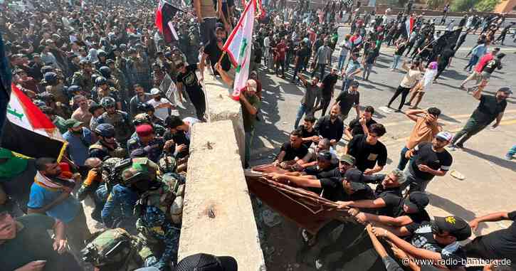 Demonstranten dringen erneut ins Parlament in Bagdad ein