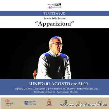 “Teatri a Sud”, spettacoli a San Cesario di Lecce e a Cavallino - Puglia News 24