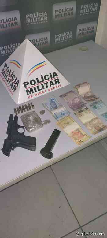 Jovem é preso com drogas, arma e munições em Governador Valadares - Globo