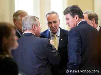 High-level Democratic talks with Manchin were so secretive that even Chuck Schumer's No. 2 deputy said he was surprised by the deal - Yahoo News