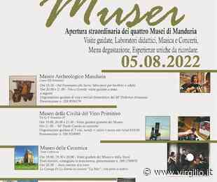 Manduria, "Notte tra i Musei": il 5 agosto la seconda edizione - Virgilio