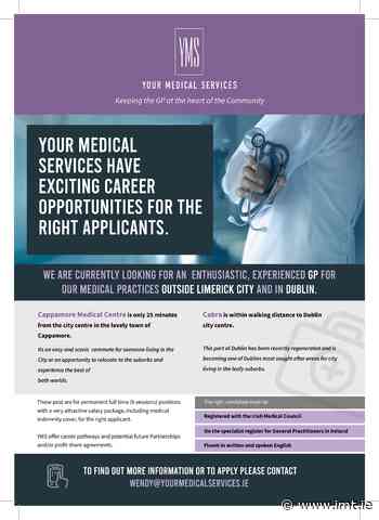 GP Required - Limerick/Dublin - Irish Medical Times