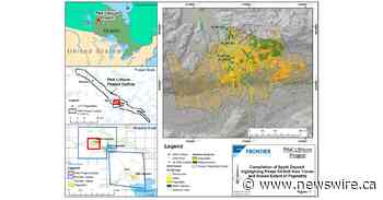 FRONTIER INTERSECTS 144M OF HIGH GRADE LITHIUM AVERAGING 1.72% Li2O WITH SIGNIFICANT CESIUM AND TANTALUM ZONES AT SPARK - Canada NewsWire