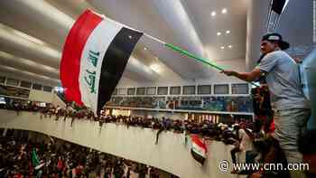 More than 100 injured in Baghdad clashes as demonstrators storm Iraq's parliament