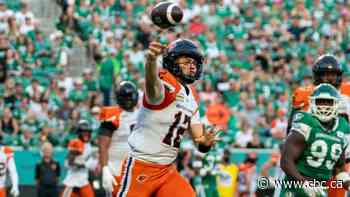 Rourke rallies Lions past Roughriders to match best B.C. start since 2007
