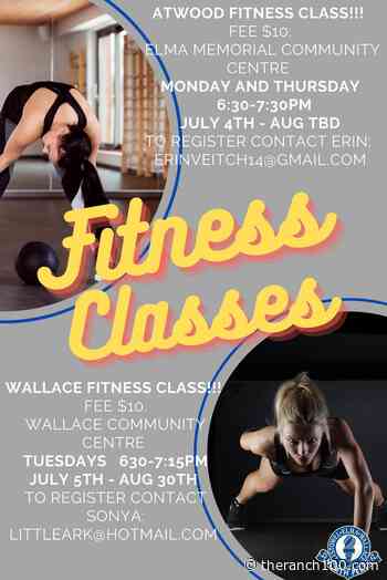 North Perth holding Fitness Classes in Atwood & Listowel This Summer - 100.1 FM The Ranch