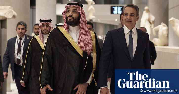 Greece rolls out red carpet for crown prince, as Khashoggi killing falls off agenda