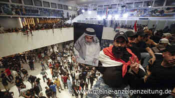 Machtkampf im Irak: Demonstranten stürmen erneut Parlament in Bagdad