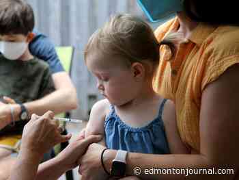 Alberta COVID vaccine bookings for infants, preschoolers to start Aug. 2 - Edmonton Journal