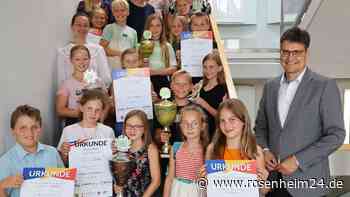 Sicher mit dem Rad unterwegs - Ehrung der besten Klassen der Jugendverkehrsschule im Landkreis