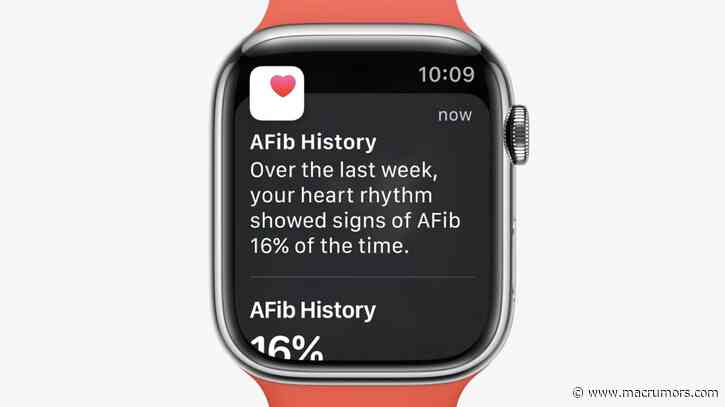 Canada Approves watchOS 9's AFib History Feature