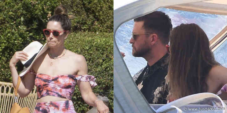 Jessica Biel Wears a Chic Summer Dress During Italian Getaway with Justin Timberlake (Photos)