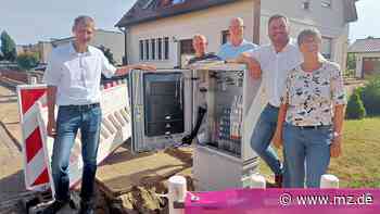 Glasfaserausbau in Gräfenhainichen: Telekom schließt 3.300 Haushalte ans schnelle Internet an - Mitteldeutsche Zeitung