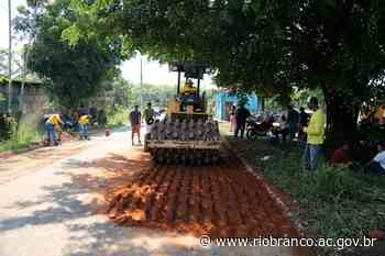 Prefeitura de Rio Branco realiza pavimentação asfáltica na Rua Baguari, no Taquari – Prefeitura de Rio Branco - Prefeitura de Rio Branco (.gov)