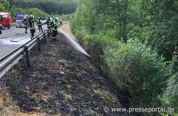 POL-PDWIL: Flächenbrand an der Bundesstraße 51, Rommersheim