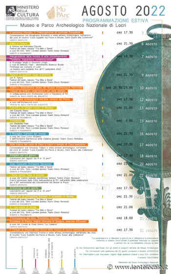 ESTATE 2022 Il programma di agosto a Locri Epizefiri - Lente Locale