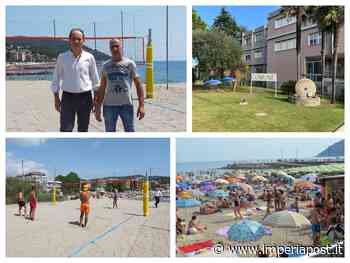 Andora: aperto il nuovo campo da beach volley. Prima opera del nuovo centro sportivo del solarium ex Ariston/Le immagini - Imperiapost.it
