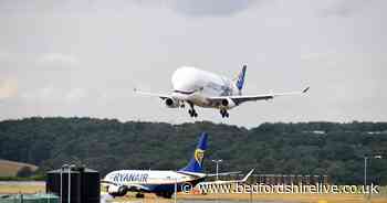Luton Airport: Watch the moment Airbus Beluga lands and takes off in Bedfordshire - Bedfordshire Live