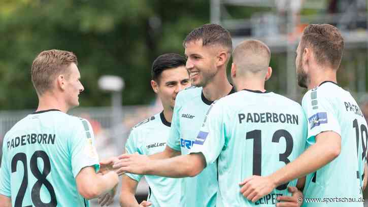 Kantersieg im DFB-Pokal: SC Paderborn schießt Fünftligist Wernigerode ab - Sportschau