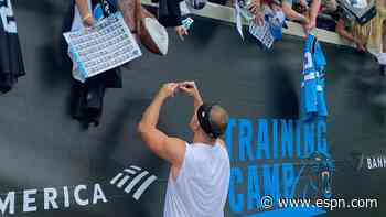 Christian McCaffrey traded some gear to a fan for his favorite snacks