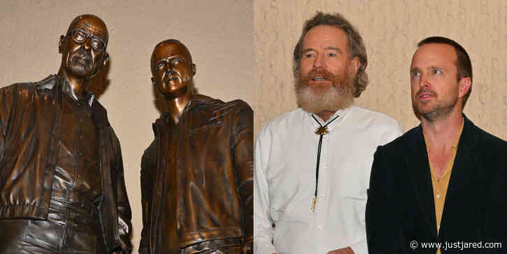 'Breaking Bad' Stars Bryan Cranston, Aaron Paul & More Attend Statue Unveiling in Albuquerque
