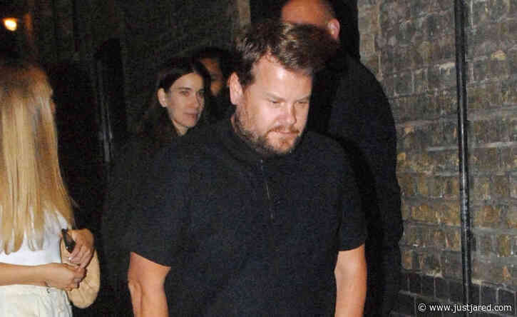 James Corden & Haim Got Dinner After Their London Show
