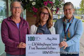 100 Women Who Care Fernie donate $10K - The Free Press