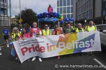 Thousands pack the streets as Belfast hosts its largest Pride parade - Harrow Times