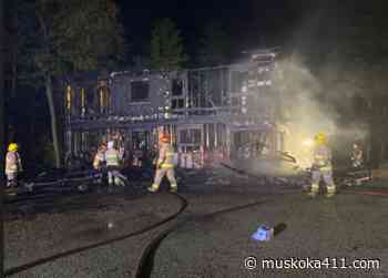 Cottage Destroyed By Fire On Gloucester Pool Lake - muskoka411.com - Muskoka 411