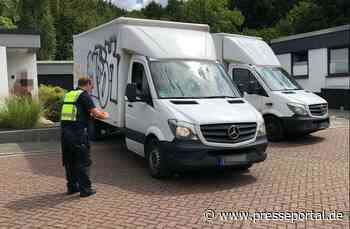 POL-ME: Polizei zieht zwei überladene Umzugswagen aus dem Verkehr - Erkrath - 2207131 - Presseportal.de