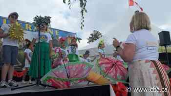 Ukrainian booth at Edmonton Heritage Festival promotes culture as war continues in Europe