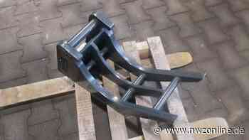 Baustelle in Brake: Diebe haben es auf eine ganz besondere Baggerschaufel abgesehen - Nordwest-Zeitung