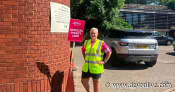 BT strikes in Exeter as staff 'forced to rely on foodbanks' - Devon Live