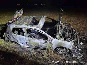 Brennendes Auto bei Salzkotten: Fahrer stark betrunken - Radio Hochstift