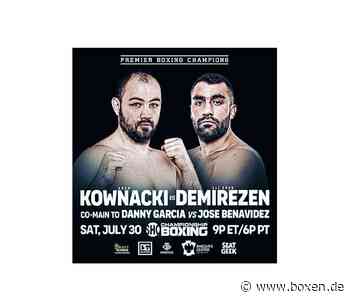 Jetzt Samstag: Adam Kownacki vs Ali Eren Demirezen - Boxen.de