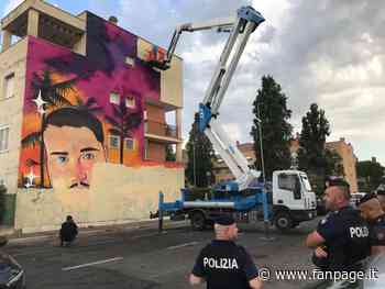 Cancellato all'alba il murales per Nicholas Brischetto: Era un altarino criminale - Fanpage.it