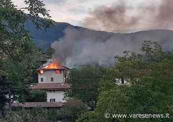 Fiamme all'alba in un'abitazione di Brenta - varesenews.it