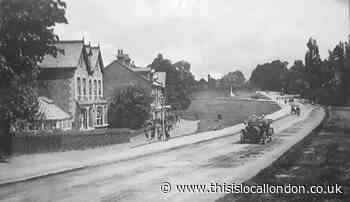 Compare pictures of a view in Epping from a century ago