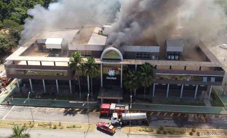 Incêndio destrói prédio da Prefeitura de Parauapebas, no Pará - Globo.com
