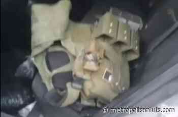 (video) Se registra enfrentamiento entre policías y criminales en Cerritos - Metropoli San Luis