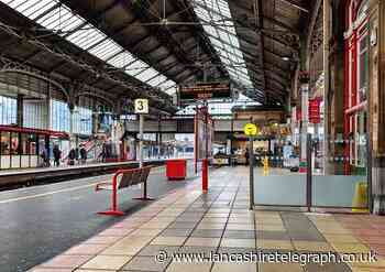 Two men arrested as fire extinguisher set-off during fight on train in Preston