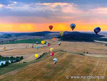 Deutschen Meisterschaft - Dutzende Heißluftballone Mitte August über Südthüringen - Neue Presse Coburg