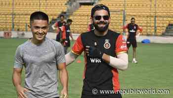 Sunil Chhetri shows how '21-year-olds couldn't beat' him, Virat Kohli hails legend; WATCH - Republic World