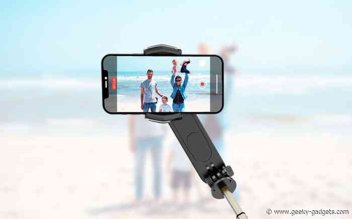Create smooth professional videos with the Q09 phone camera gimbal $55
